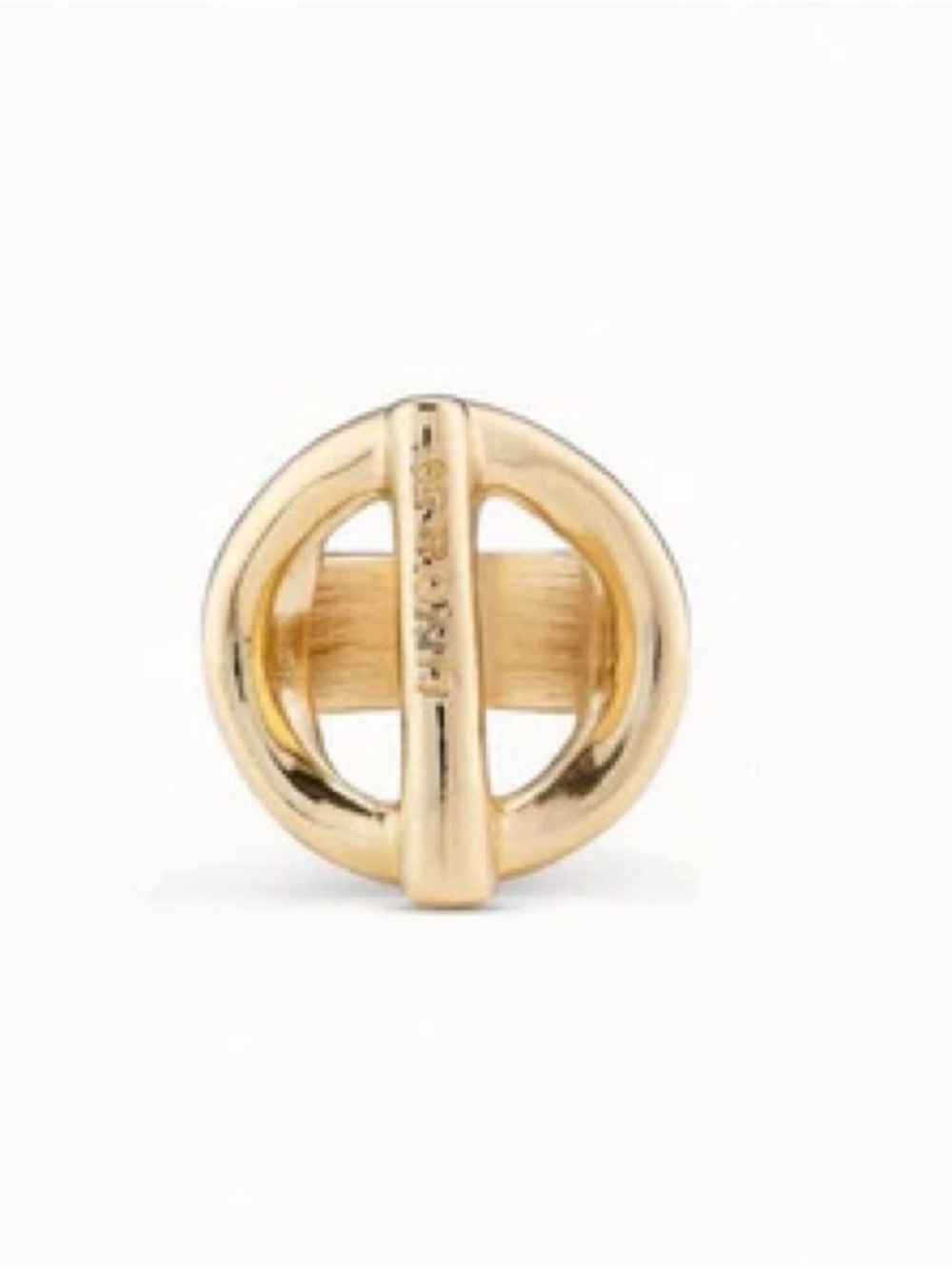 NWT UNO de 50 "On/Off" 18k Gold Plated Ring - Size 8.5 - Picture 12 of 14